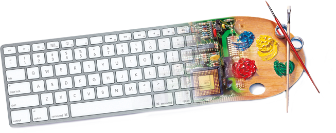Bildbeispiel Tastatur, Onlinemedien, Elektronische Medien